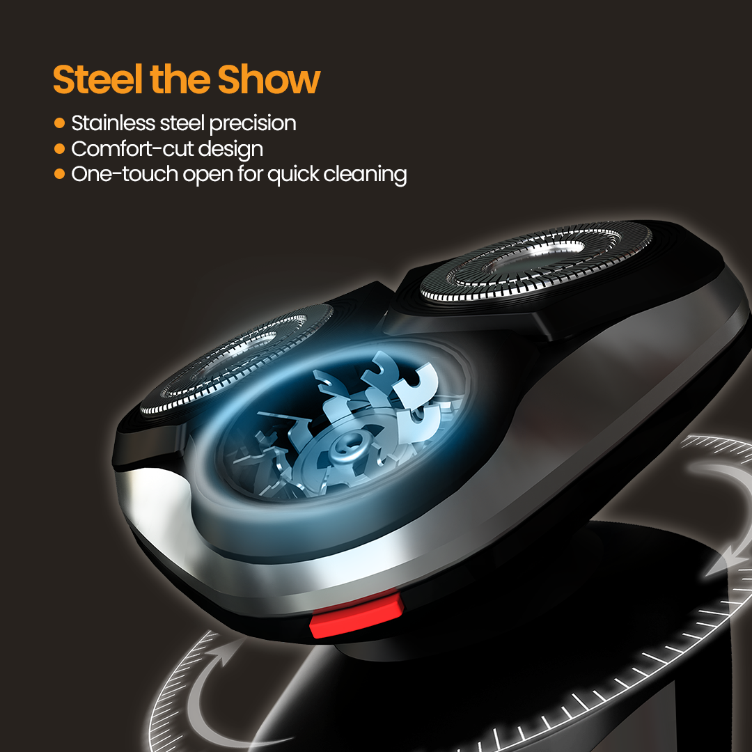 Airluxe AquaGlide Electric Rotary Shaver for Men