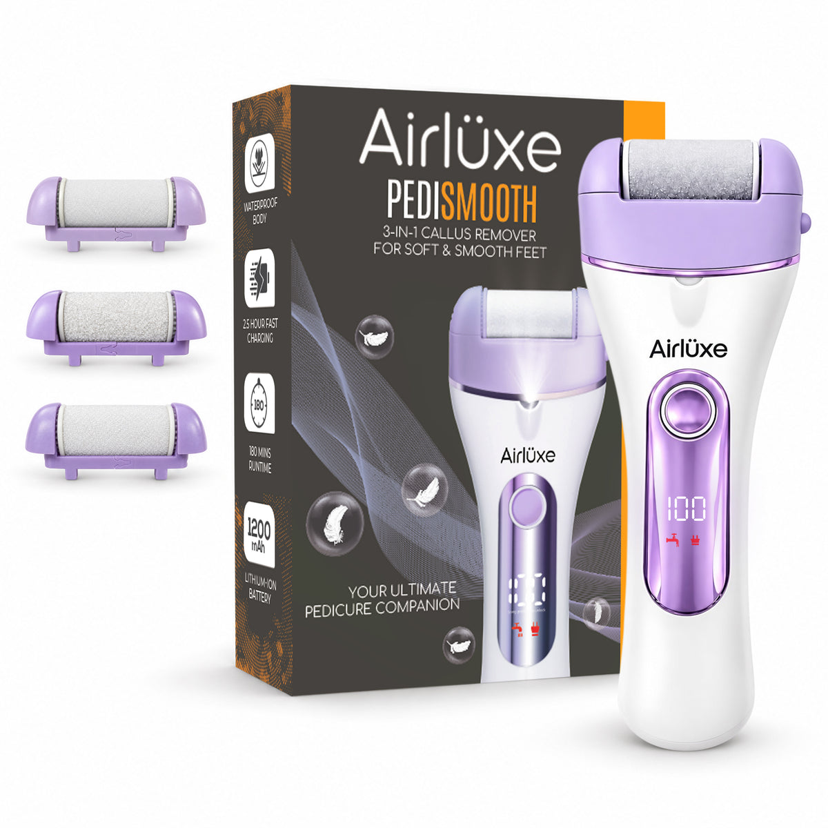 Airluxe Pedismooth Callus Remover for Feet