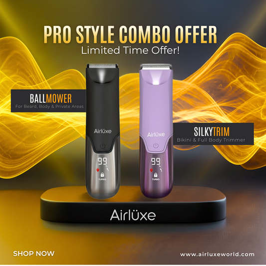 BallMower x SilkyTrim Combo For Men and Women | Full Body & Sensitive Area Trimmer