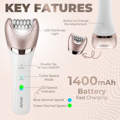 AIRLUXE BareTouch 6-in-1 Grooming Set for Women