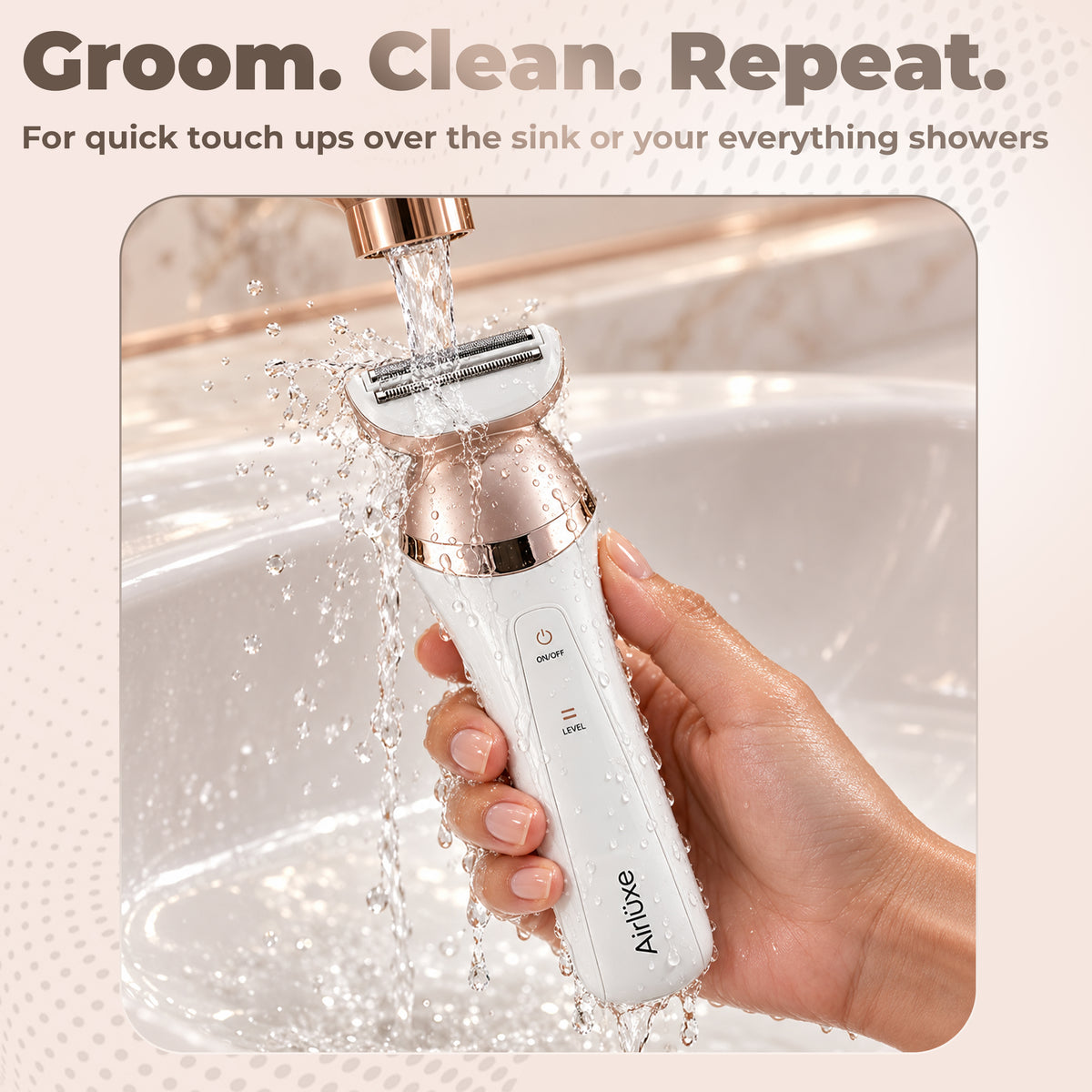 AIRLUXE BareTouch 6-in-1 Grooming Set for Women