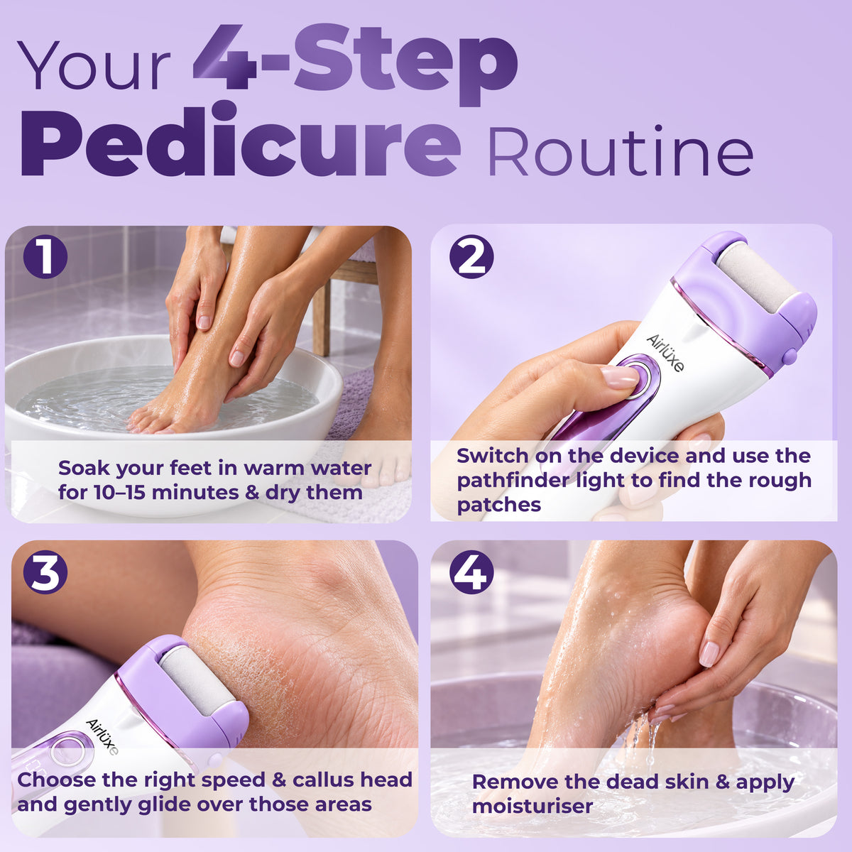 Airluxe Pedismooth Callus Remover for Feet