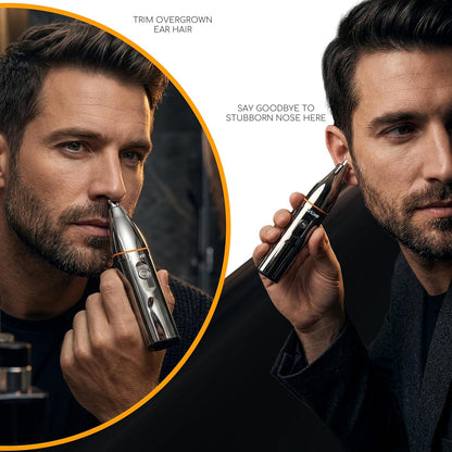Airluxe GroomMaster 12-in-1 Multi Grooming Kit for Men Beard, Body, Hair, Nose & Ear | Full Body | Suitable for private parts