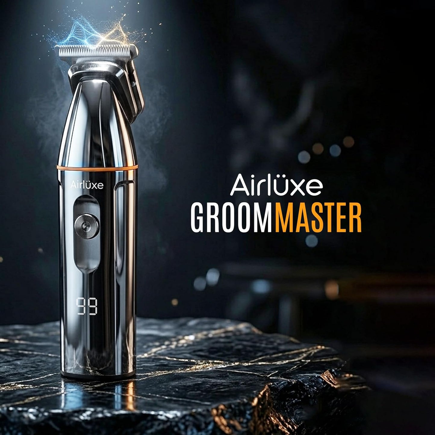 Airluxe GroomMaster 12-in-1 Multi Grooming Kit for Men Beard, Body, Hair, Nose & Ear | Full Body | Suitable for private parts