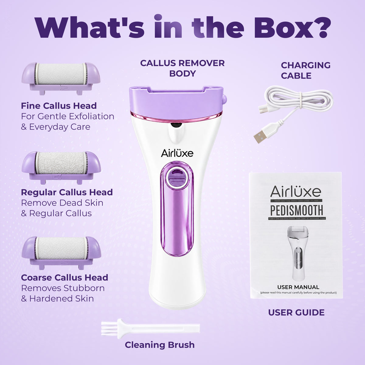 Airluxe Pedismooth Callus Remover for Feet