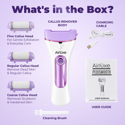 Airluxe Pedismooth Callus Remover for Feet
