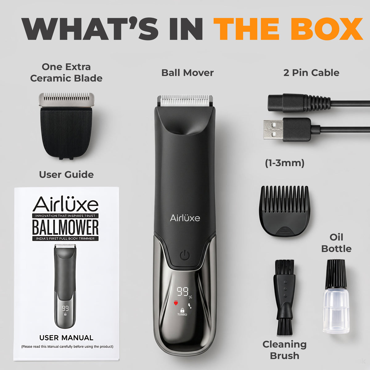 Airluxe BallMower Full Body Trimmer For Men