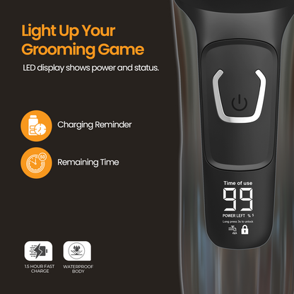 Airluxe AquaGlide Electric Rotary Shaver for Men
