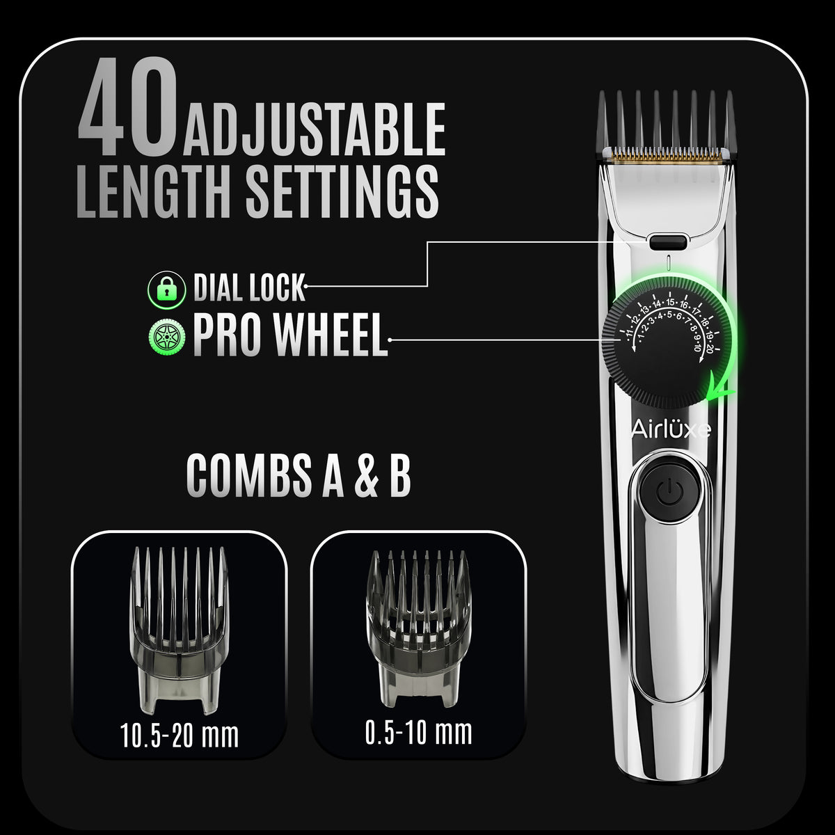 Airluxe BeardSmith Beard Trimmer for Men