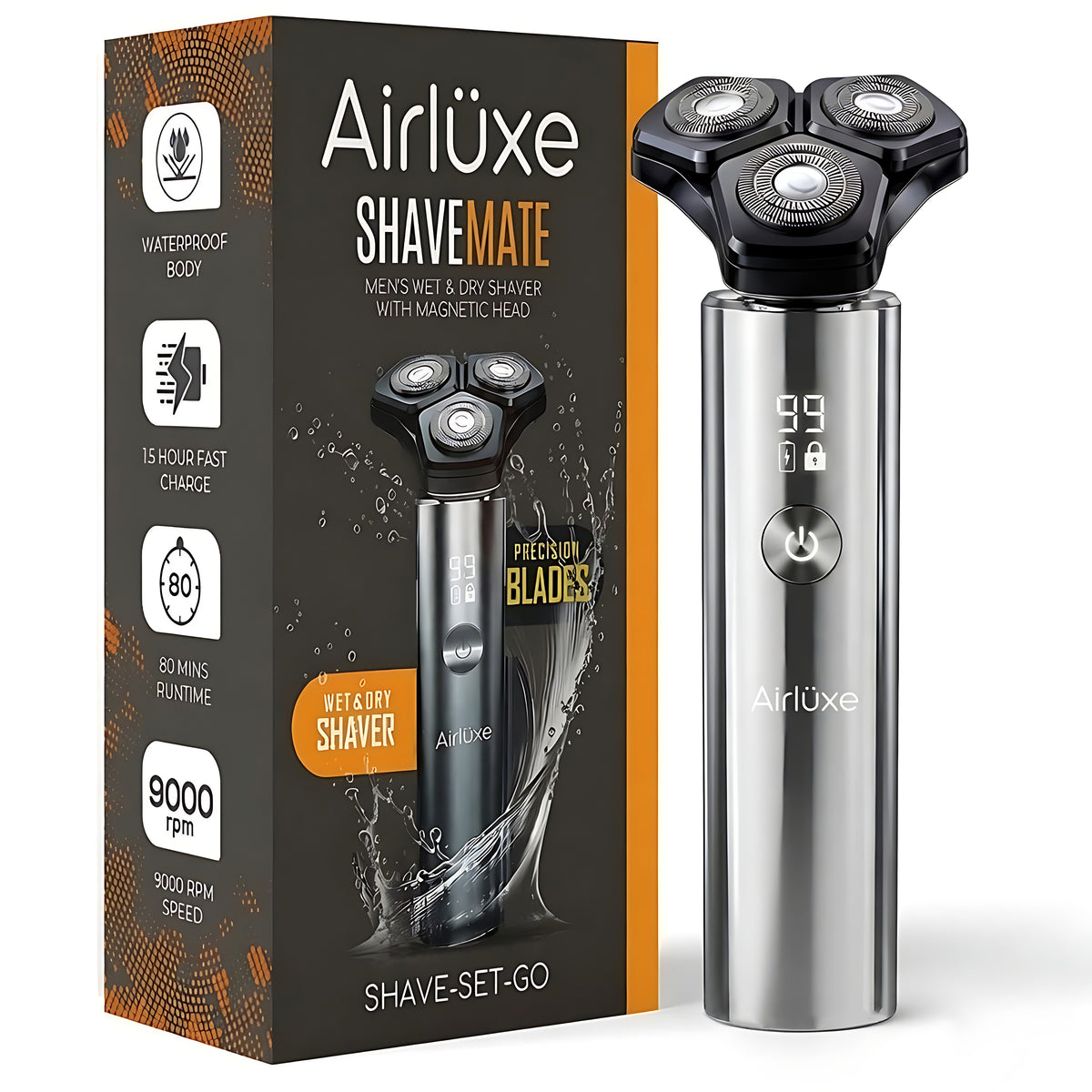 Airluxe ShaveMate Electric Shaver for Men