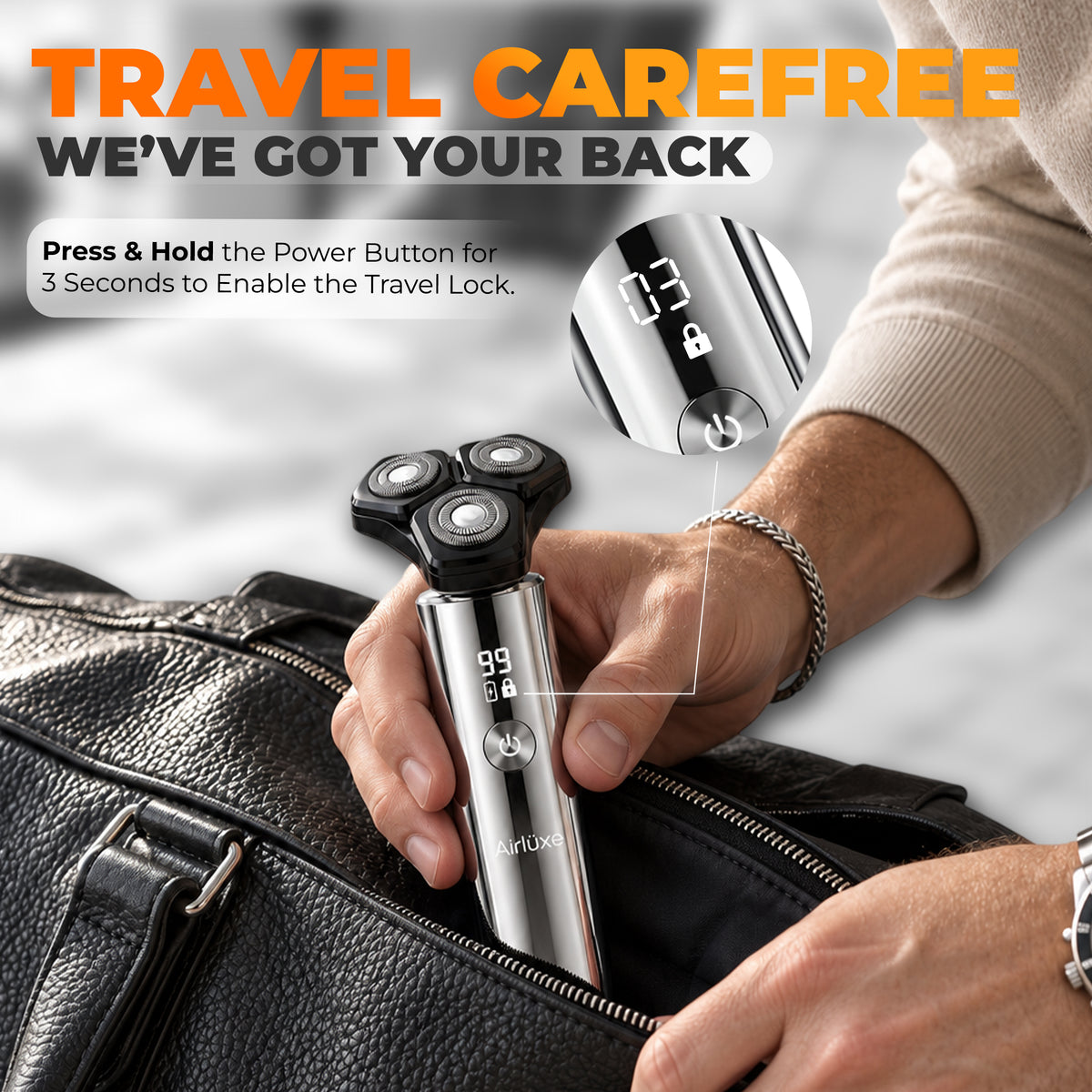 Airluxe ShaveMate Electric Shaver for Men